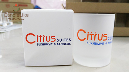 ผลงานเทียนสำหรับตกแต่งบ้าน