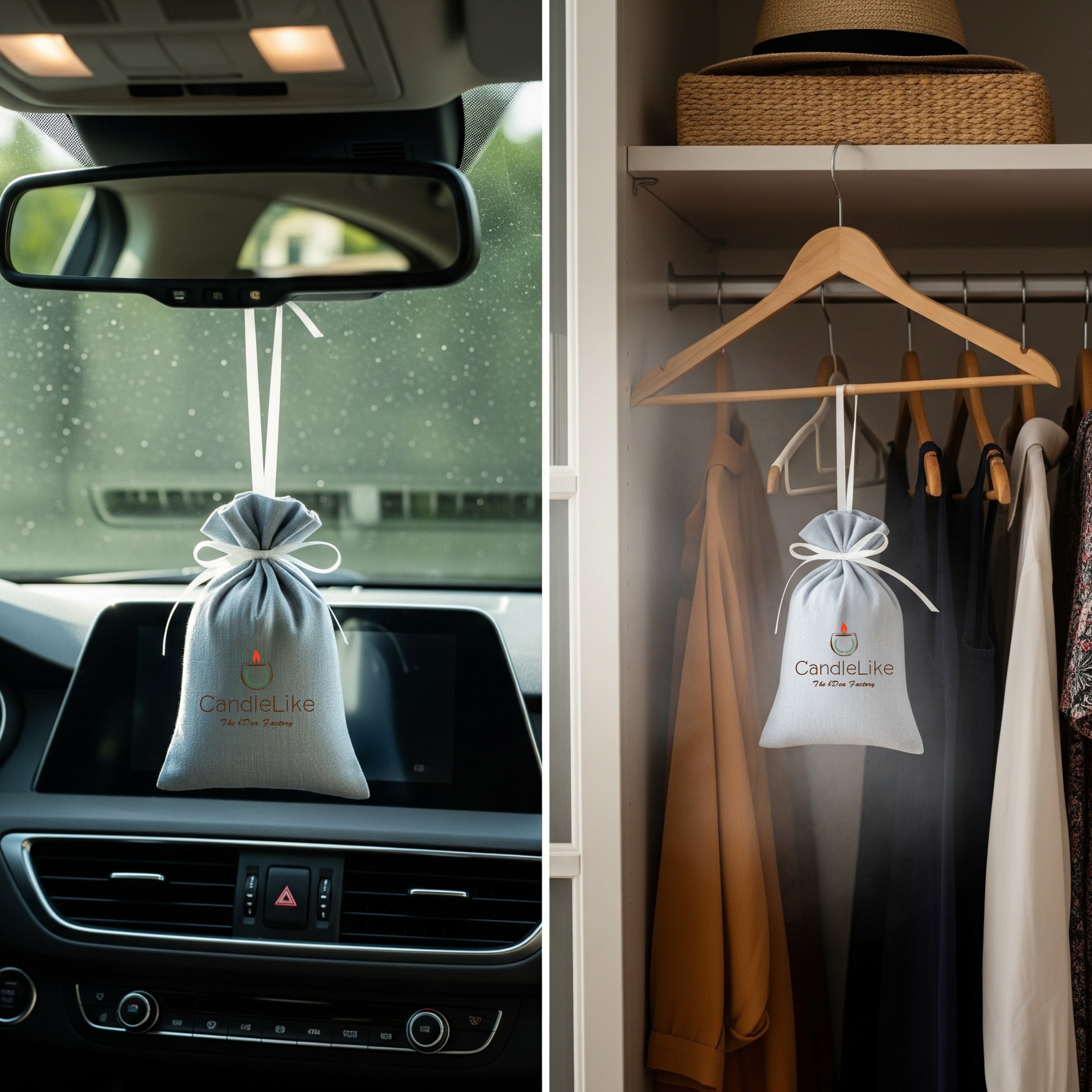 ถุงหอมแขวนในรถยนต์